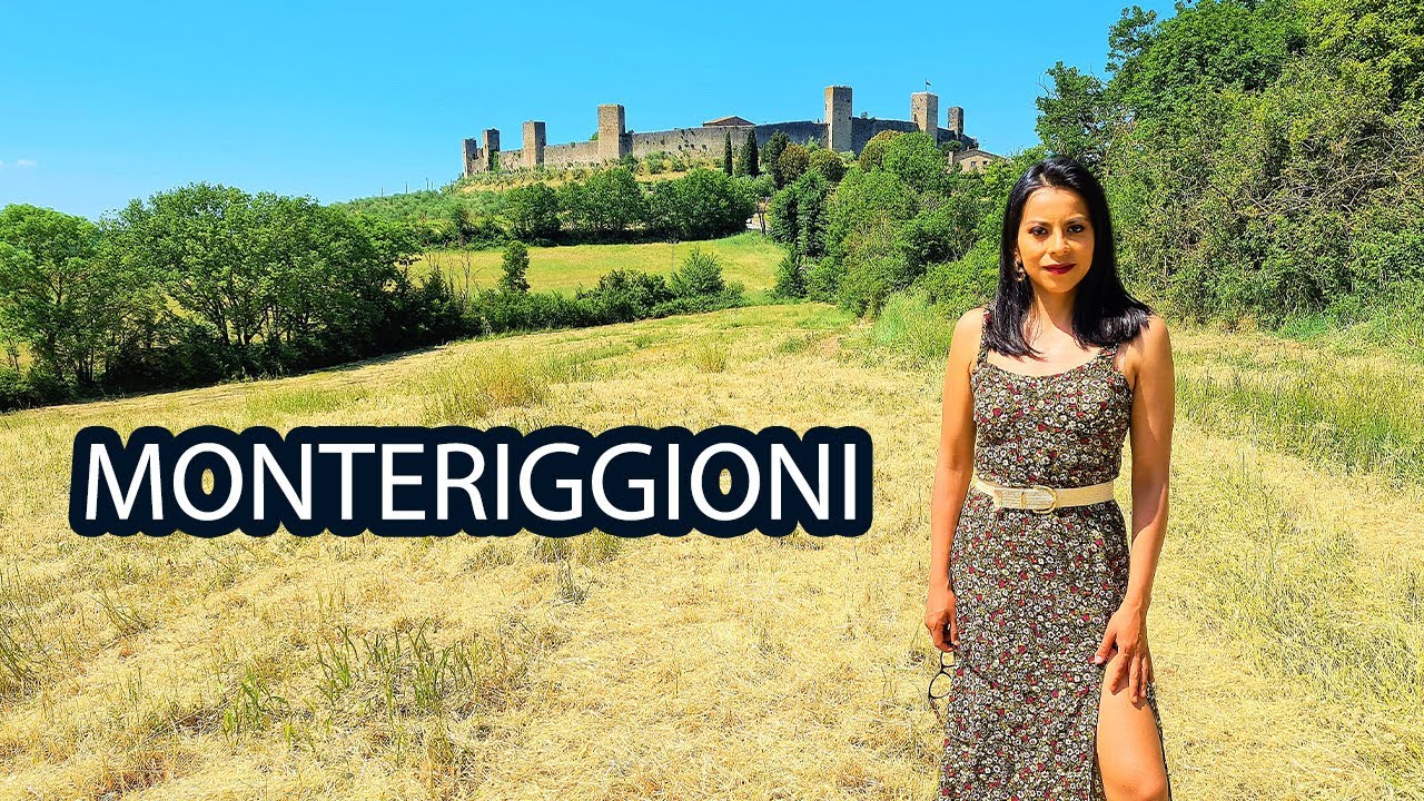 MONTERIGGIONI: El PUEBLO MEDIEVAL FORTIFICADO mas famoso de La Toscana - Pueblos de La Toscana