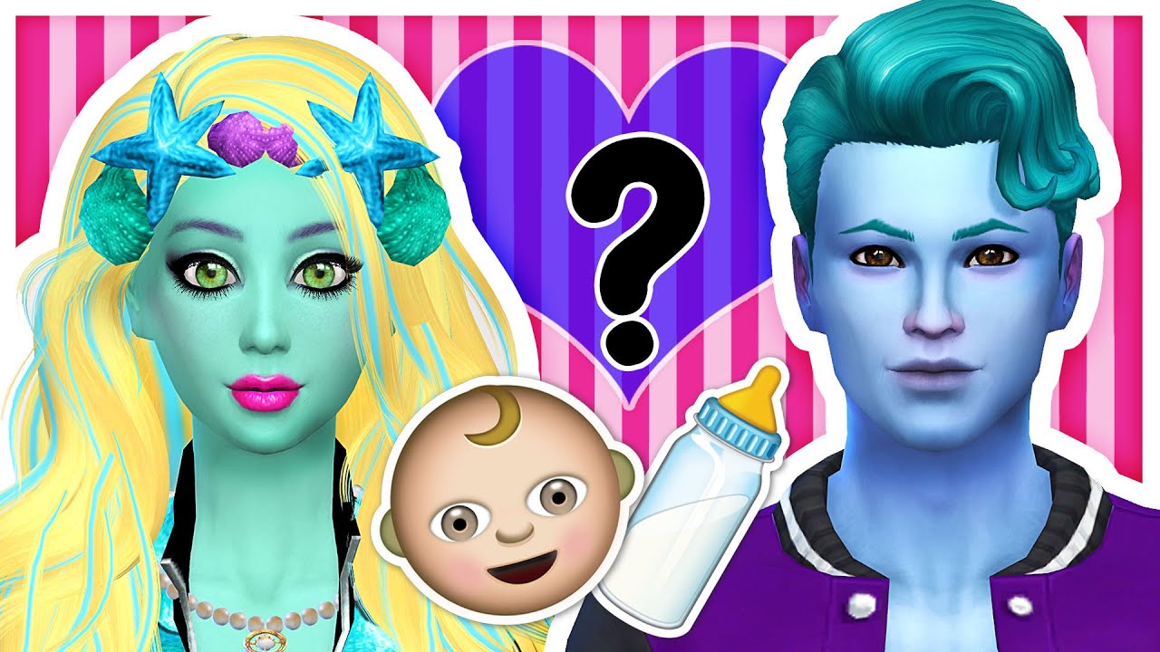If Lagoona Blue and Gil Had CHILDREN! ♥ The Sims 4 Monster High ♥ Genetics ♥