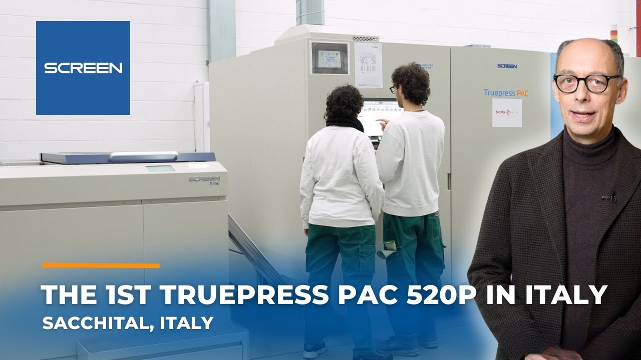 Sacchital (Italy) chose SCREEN Truepress PAC 520P digital inkjet press to for Paper Packaging  - ENG