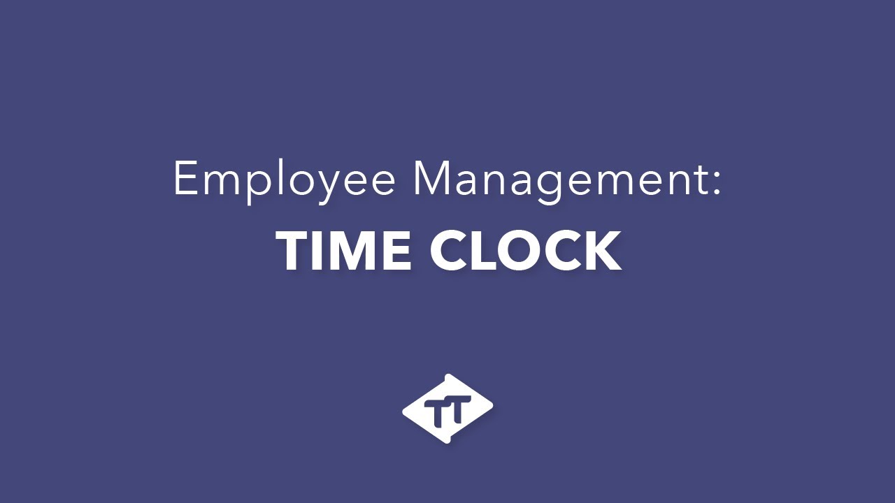 Total Touch POS - Time Clock