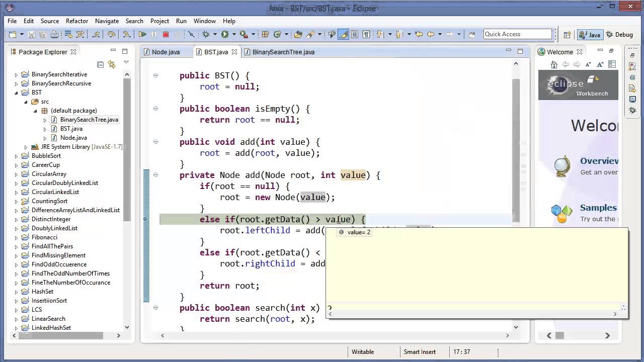 Data Structure & Alogorithm: Binary Search Tree (BST) Part 2