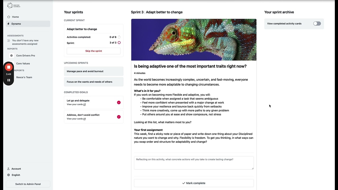 Personalized Feedback: Product Demo