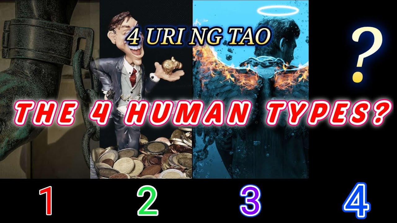 Ang Apat na Uri ng Tao sa Mundo,Four Types of Human Beings Explained