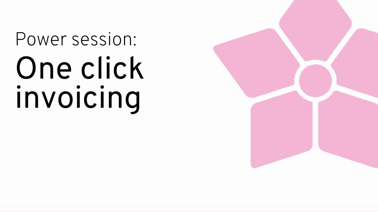 Power Session about One Click Invoicing in TimeLog