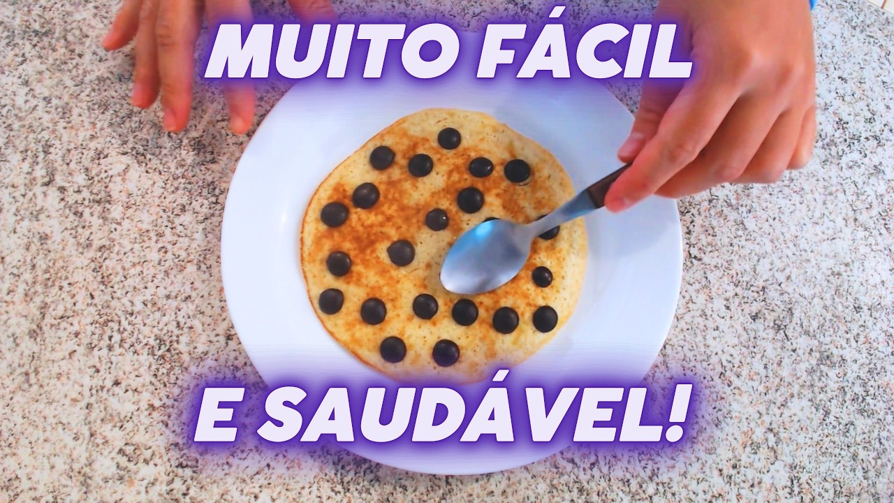 Panqueca de Banana Fit - Lanche Fácil e Saudável