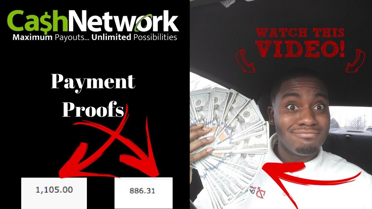 $2,160 Cash Network Payment Proofs