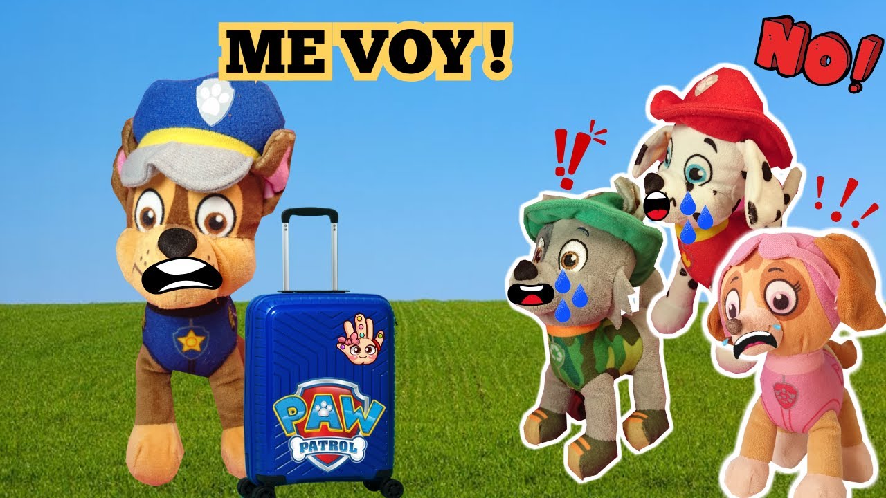 Chase SE VA de la Patrulla Canina 😓/ Los Cachorros están Tristes