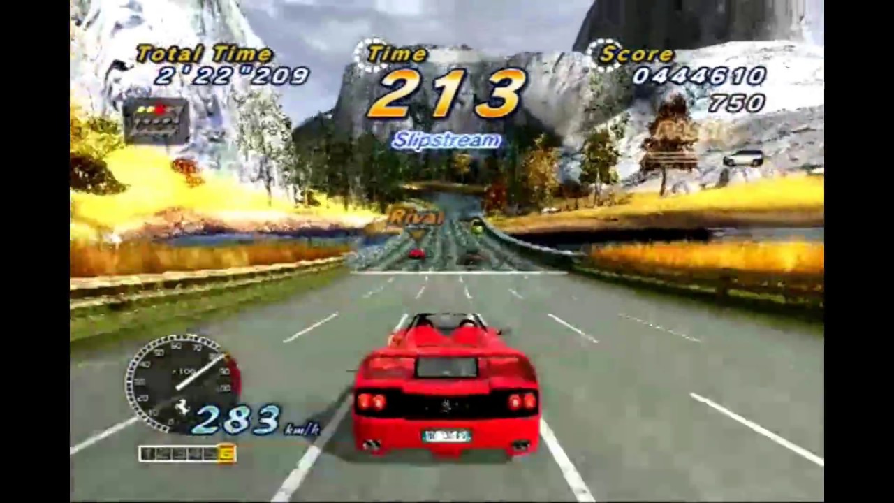 OutRun 2006 C2C 15 stages! Ferrari F50 | Northern Soul RETRO gaming