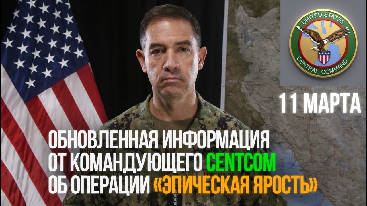Масштабное применение ИИ в операции «Эпическая Ярость» (cводка от CENTOM 11 марта)