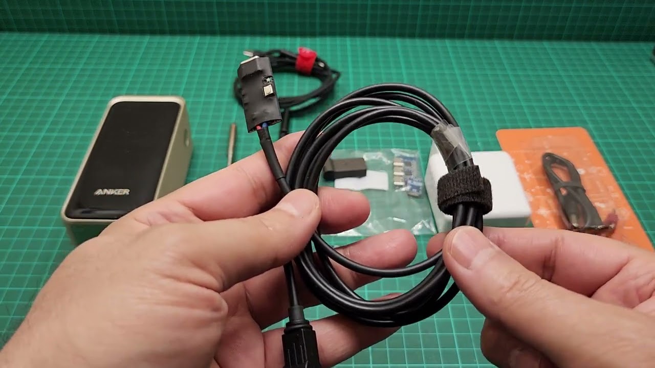 TS100 soldering iron conversion to USB-C PD  | how to with assortment of adapters