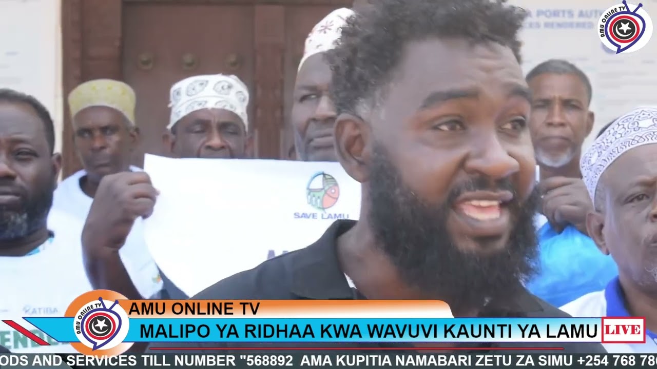 AMU ONLIVE TV -MALIPO YA RIDHAA KWA WAVUVI KAUNTI YA LAMU