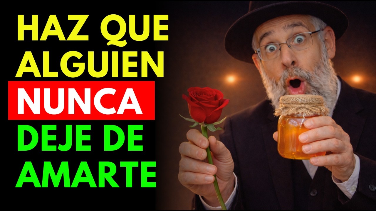 El Baño MÁS PODEROSO para que ÉL o ELLA se ENAMORE de ti sin PARAR y TE EXTRAÑE | Sabiduría Judía