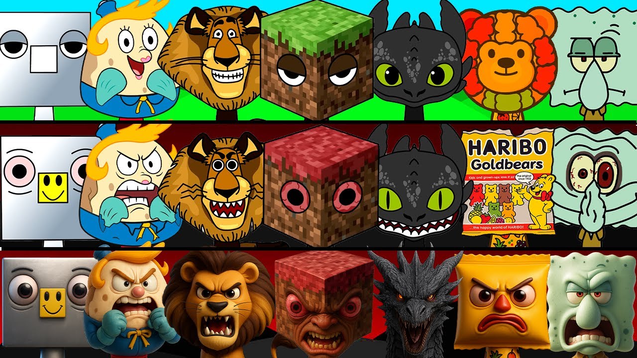 Incredibox Sprunki OC Phase 1 to Phase 3 Minecraft, HAMOOD HABIBI, ROBLOX, Alex, Dracula, Man Ray