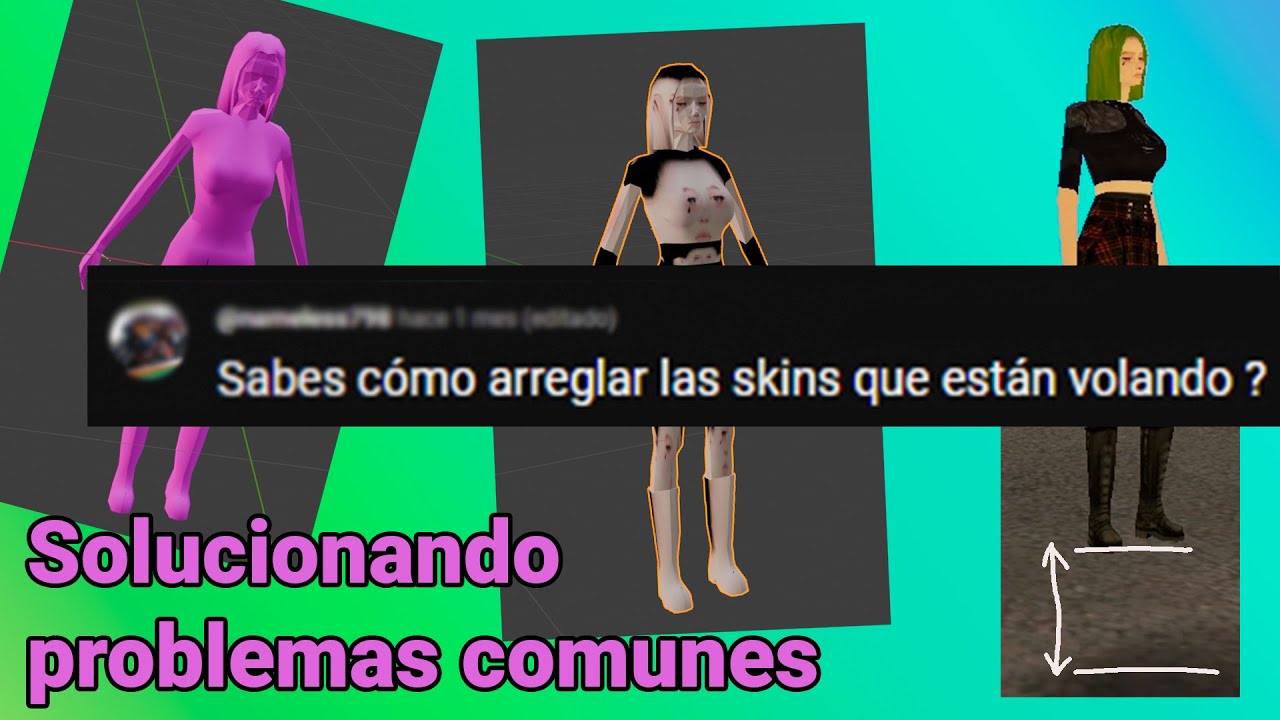 Solucionando los problemas más comunes al crear tus Skins para el GTA San Andreas en Blender