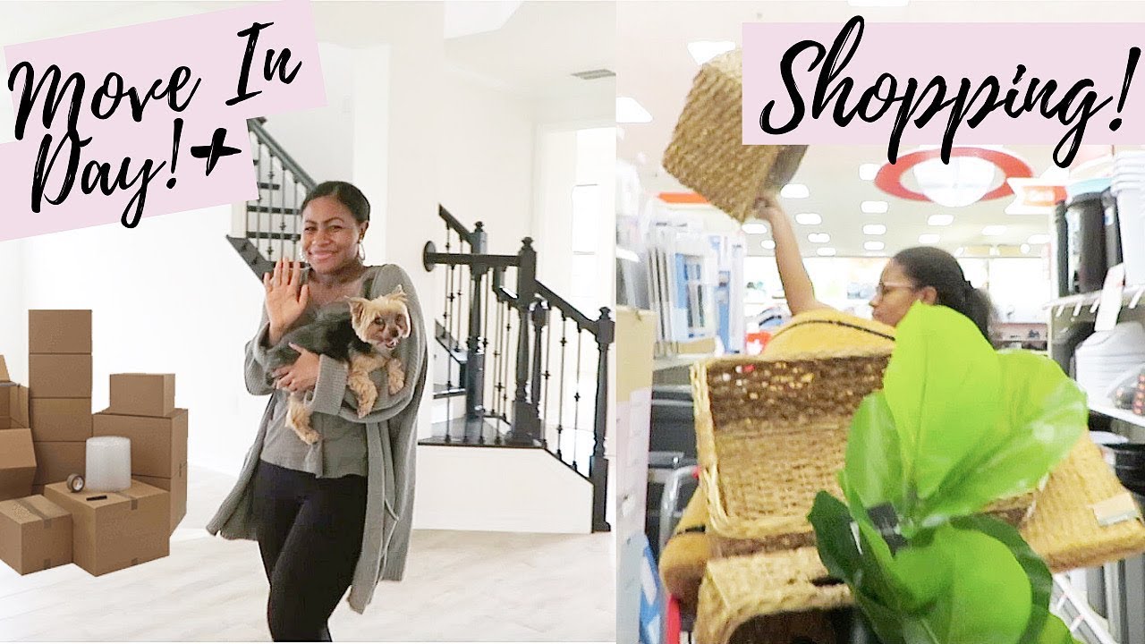 MOVING INTO OUR NEW HOUSE + HOME DECOR SHOPPING | Target, Homegoods, At Home