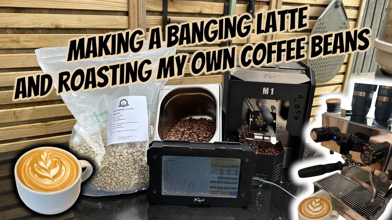 Roasting coffee beans with my Kaleido M1 Coffee roaster