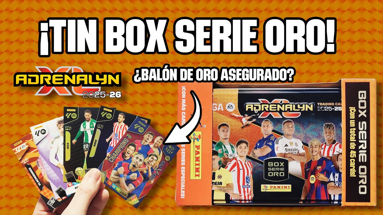 ¿Balón de Oro Asegurado? ¡¡¡Tin Box Serie Oro!!!