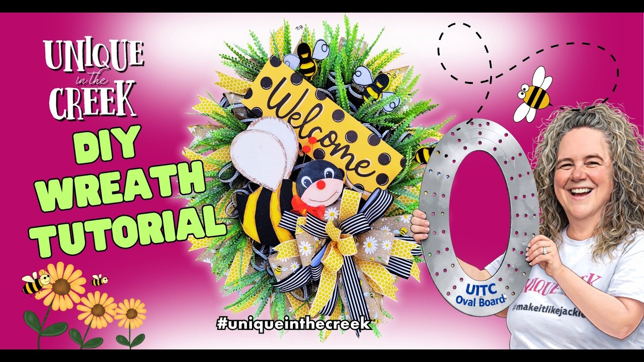 Bee Wreath on UITC Oval