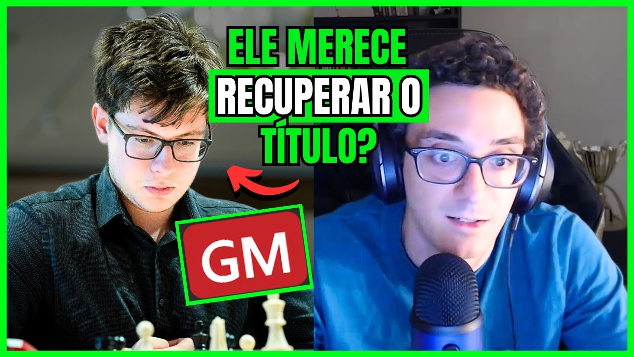 Jogador BANIDO perde título de GM após TRAPAÇA no xadrez!! - Comentários de Caruana [Legendado].
