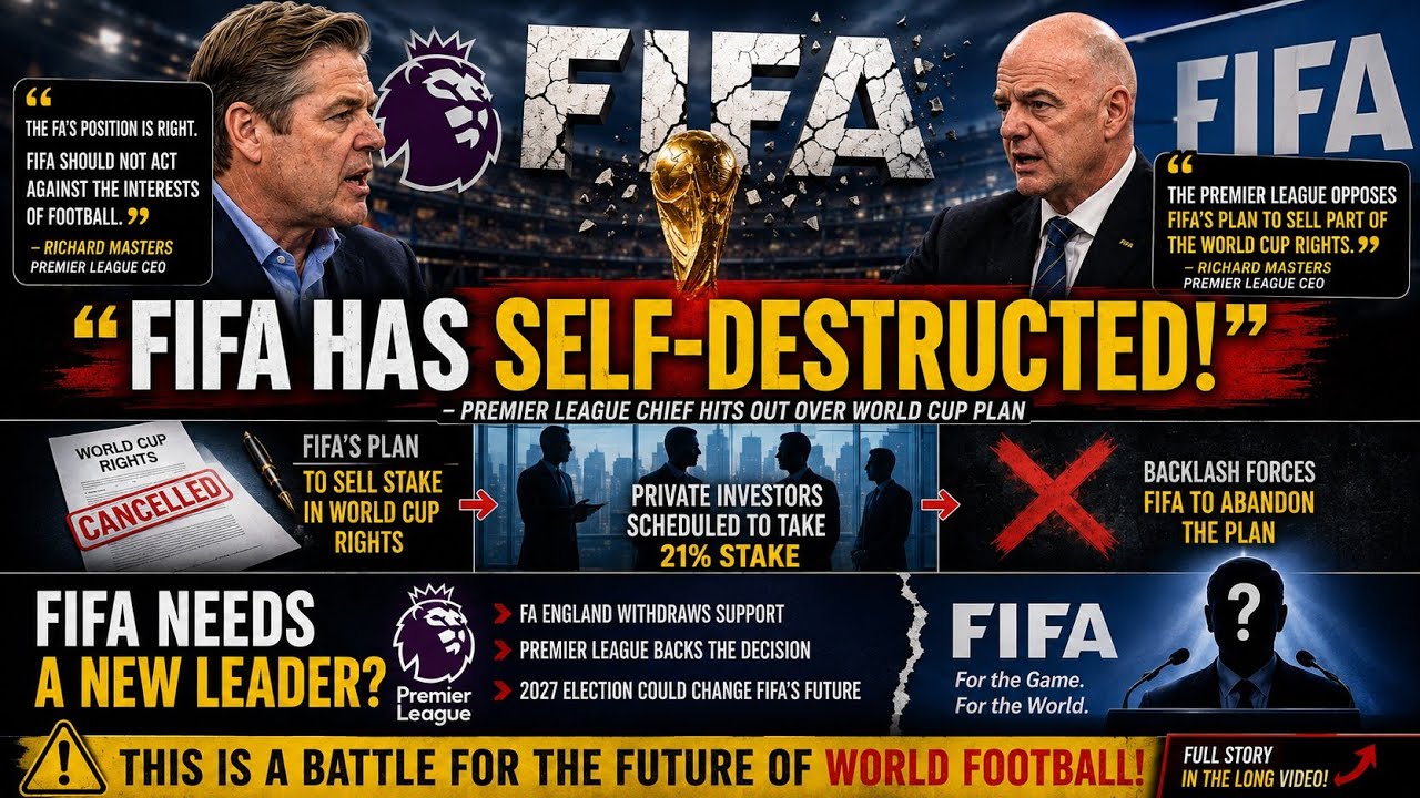 Premier League Chief Says FIFA Has &ldquo;Self-Destructed&rdquo; Over World Cup Plan
