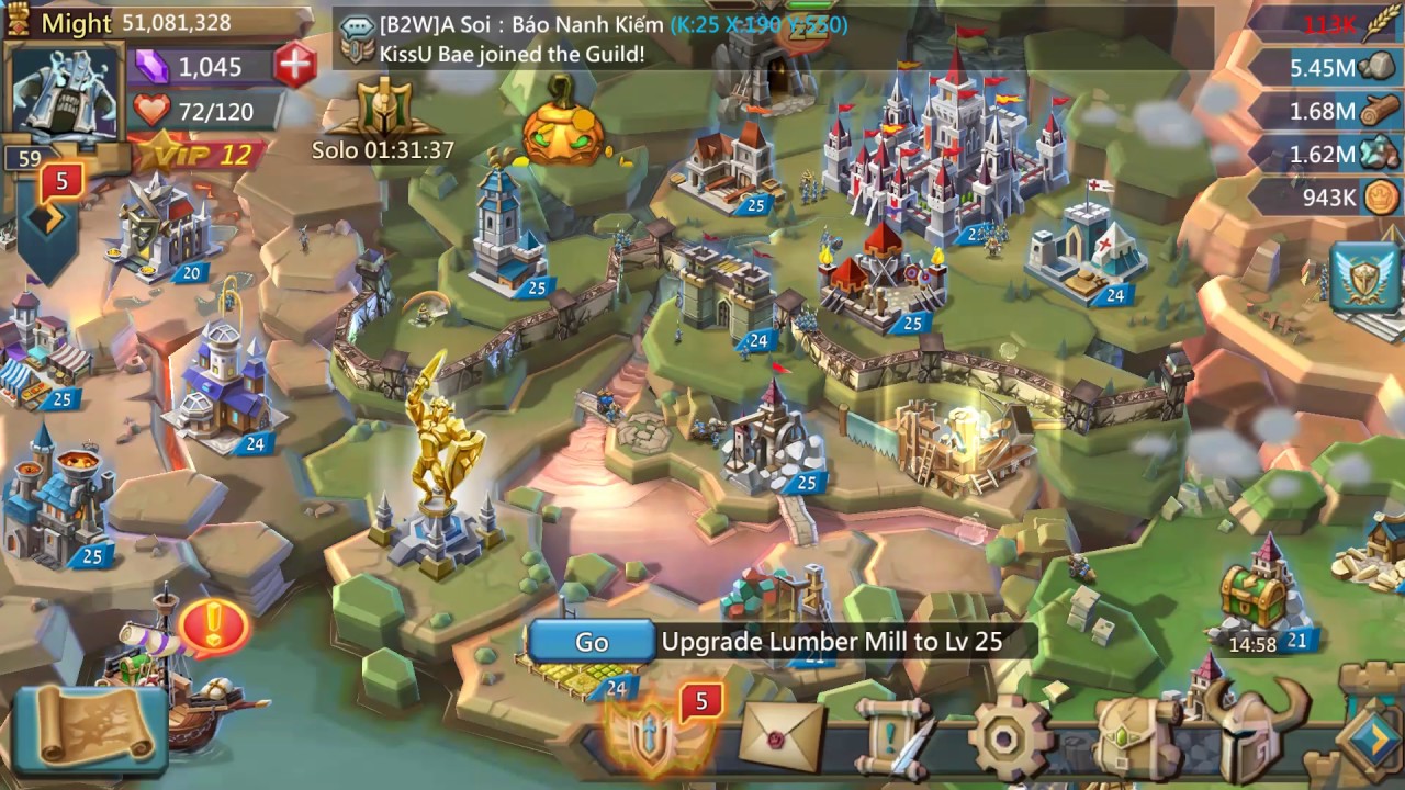 Lords Mobile: Getting zeroed! 500k troop loss
