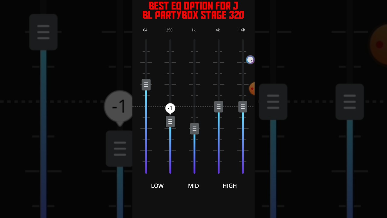 Best eq option for your partybox #sh#jbl #trending