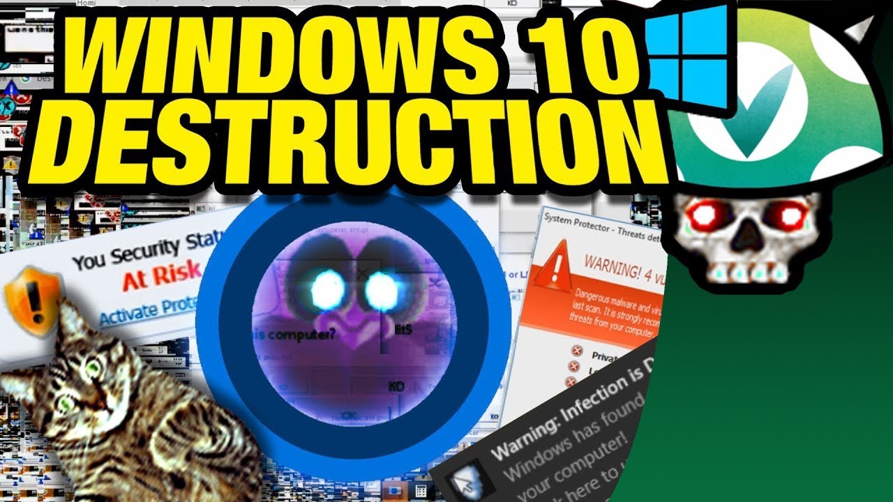 [Vinesauce] Joel - Windows 10 Destruction
