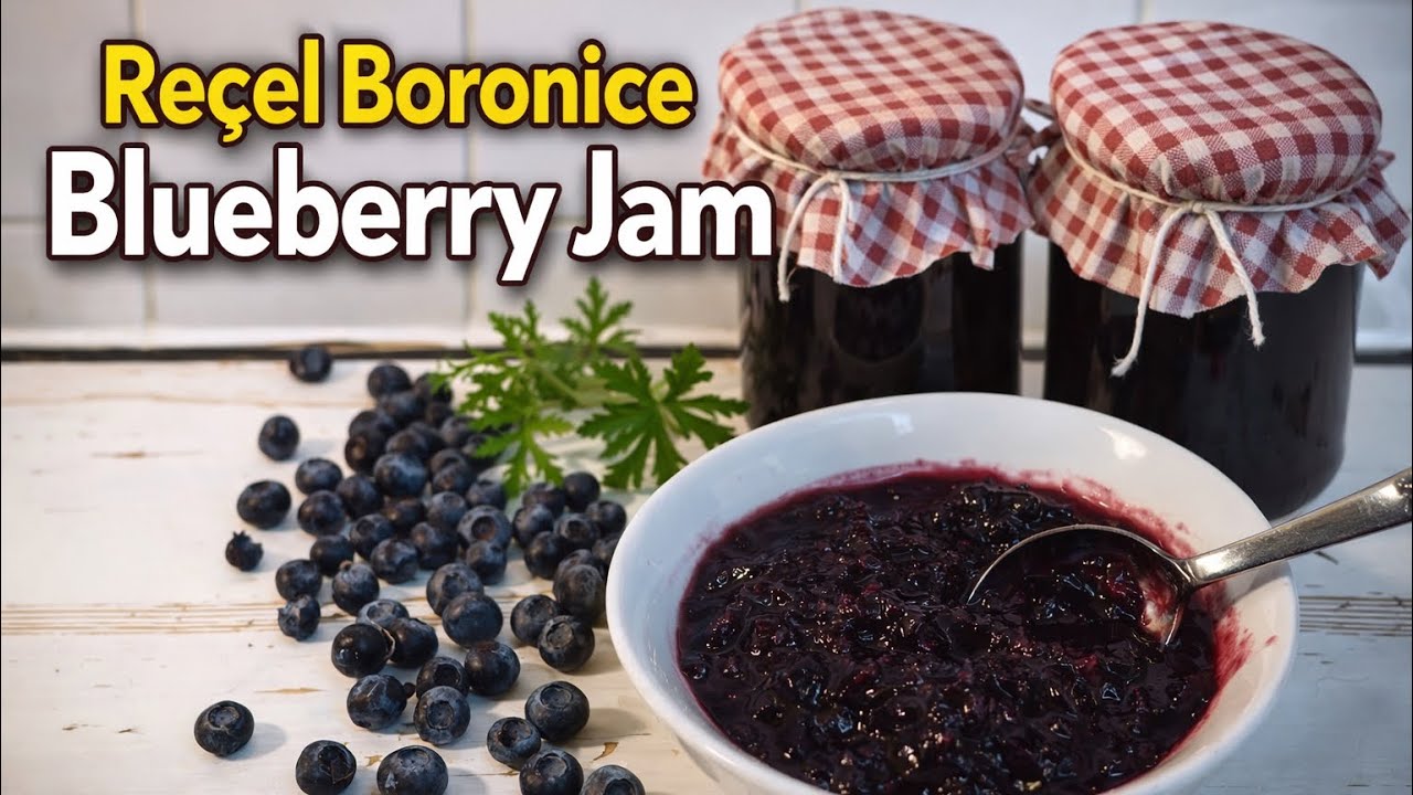 Recel Boronice - Homemade Blueberry Jam