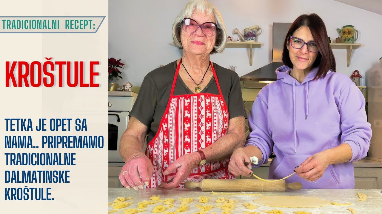 Tetkin stari recept za tradicionalne KROŠTULE.