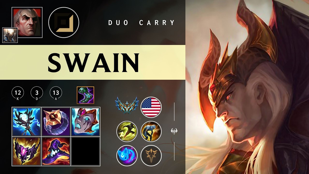 Swain Carry vs Vayne - NA Challenger Patch 26.03