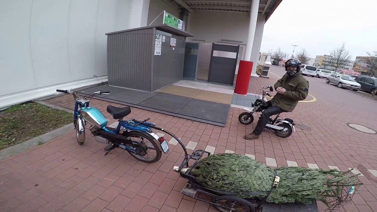 WEIHNACHTSBAUM MIT DEM MOFA HOLEN | Anhänger Action | Zündapp ZR20 | MV Agusta Omer Tanga