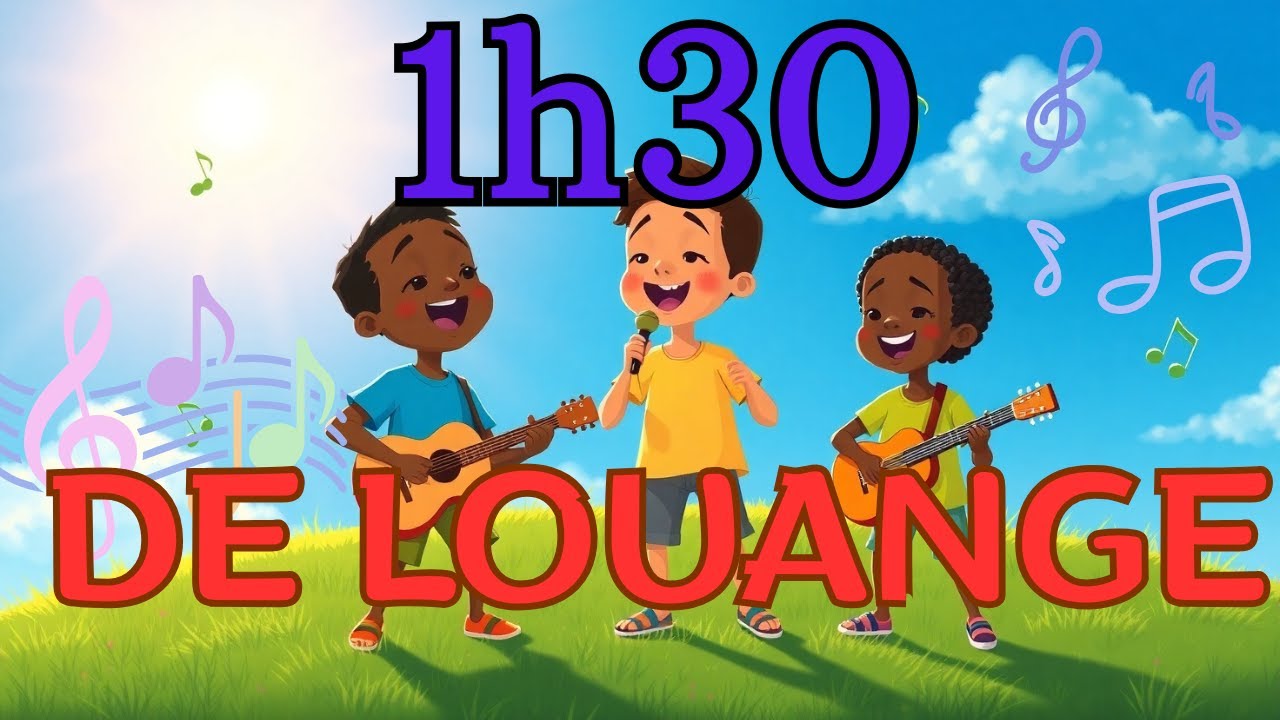 1h30 de Louange Chrétienne pour Enfants ✨ | Musique Joyeuse, Dansante et Remplie d’Amour de Dieu 💖