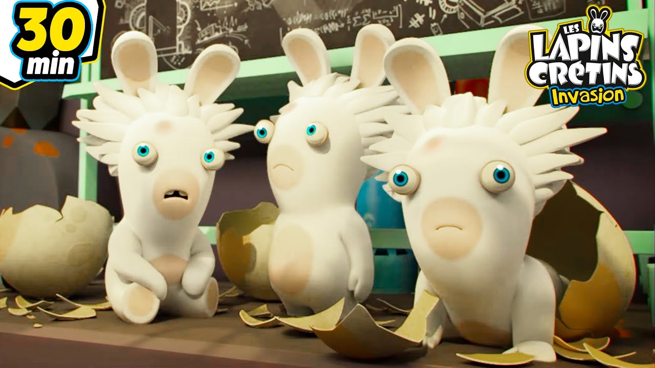 L'armée de Clones Crétins | Les Lapins Crétins Invasion 🐰 | Compilation 2H | Dessin animé