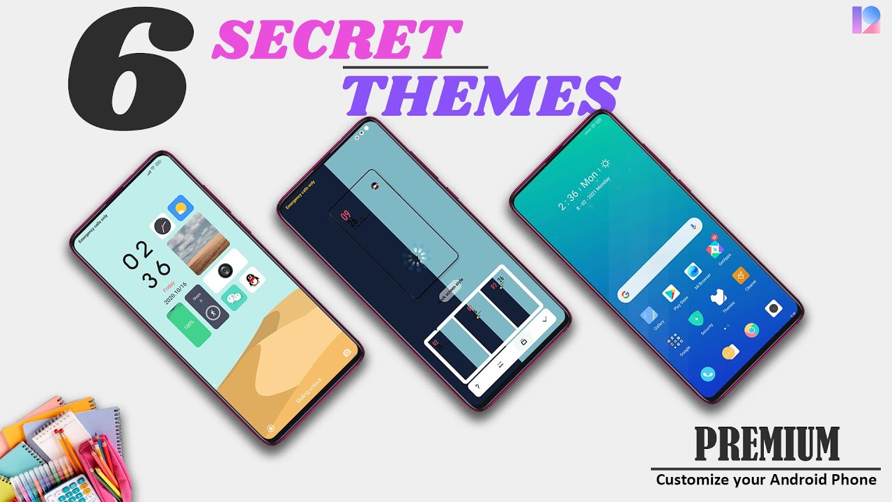 MIUI 12 Themes | 6 Secret and Hidden MIUI 12.5 Themes You Must Try! 2021