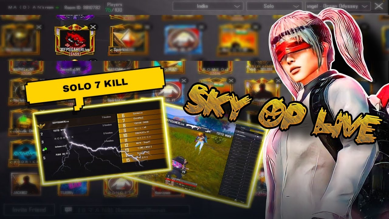BTS SOLO WAR FIRST MATCH 7KILLS DINNER🔥 #bgmi #bgmigameplay #madanop #skyoplive #botsquad #skyop