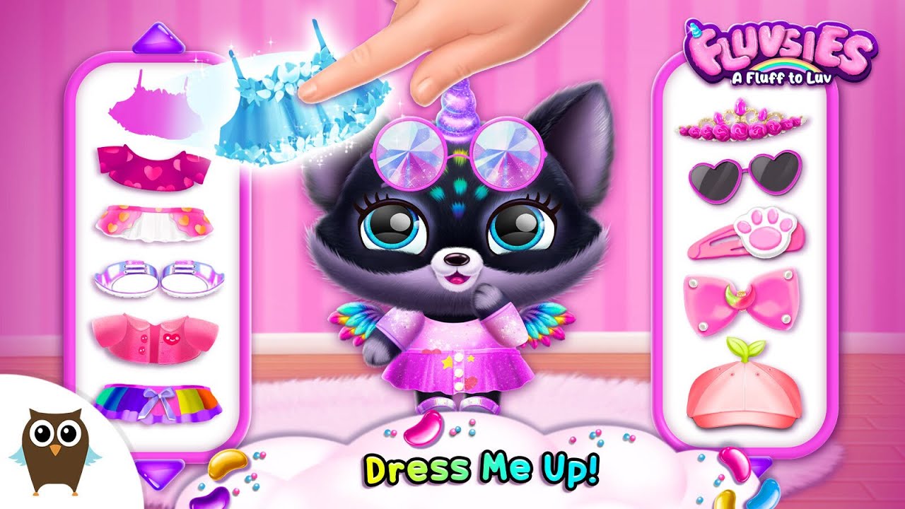 NEW Fluvsies Update 🎉 Dress Up Mini Game 🎀 Fluvsies - A Fluff to Luv 🤗 TutoTOONS