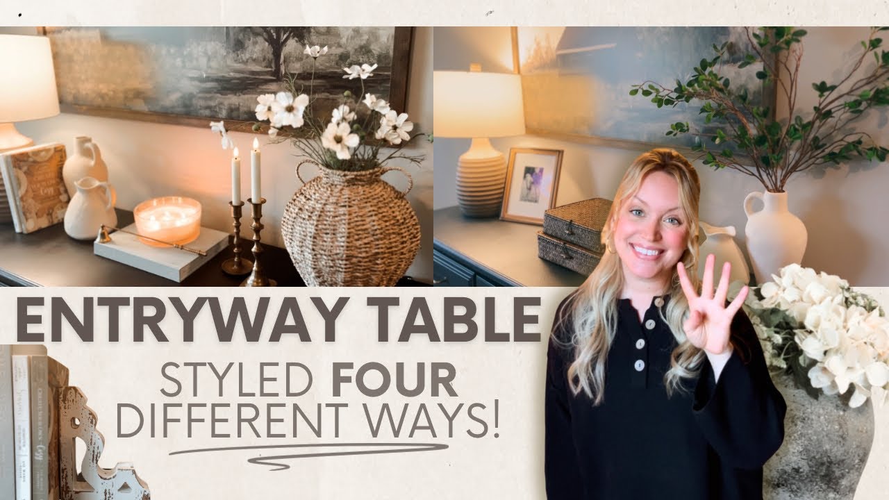 4️⃣ MUST-TRY Table Styling Ideas!! Make Your Entryway POP! ✨