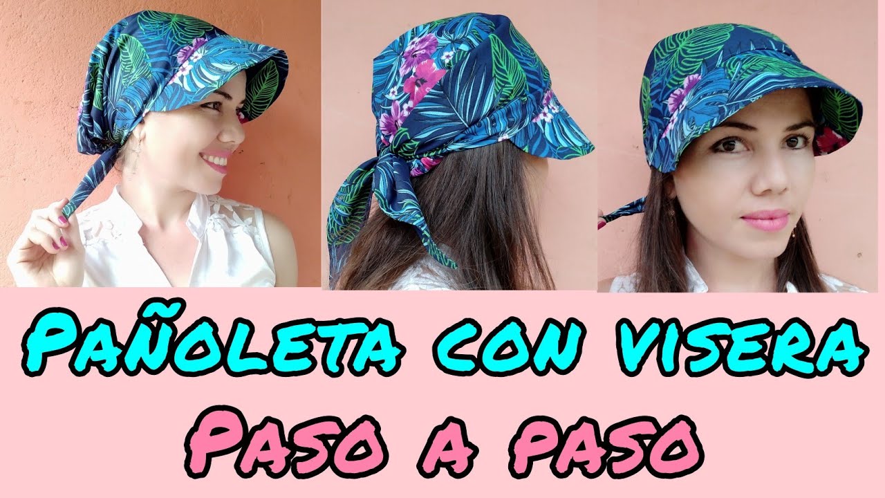 Pañoleta con Visera Paso a Paso