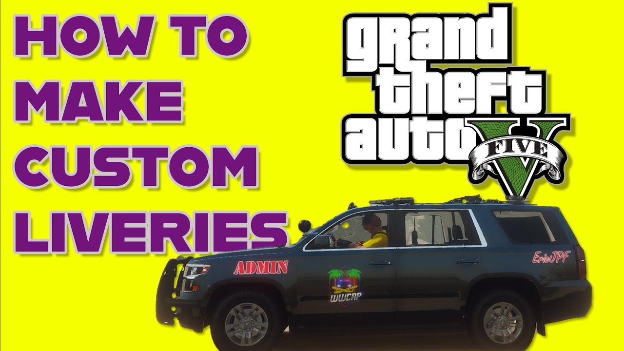 Create Your Own CUSTOM Car Liveries for GTA 5 & FiveM