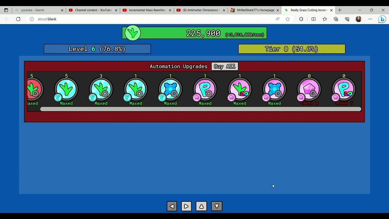 Really Grass Cutting Incremental episode 3: Crystallize and Grasshop!