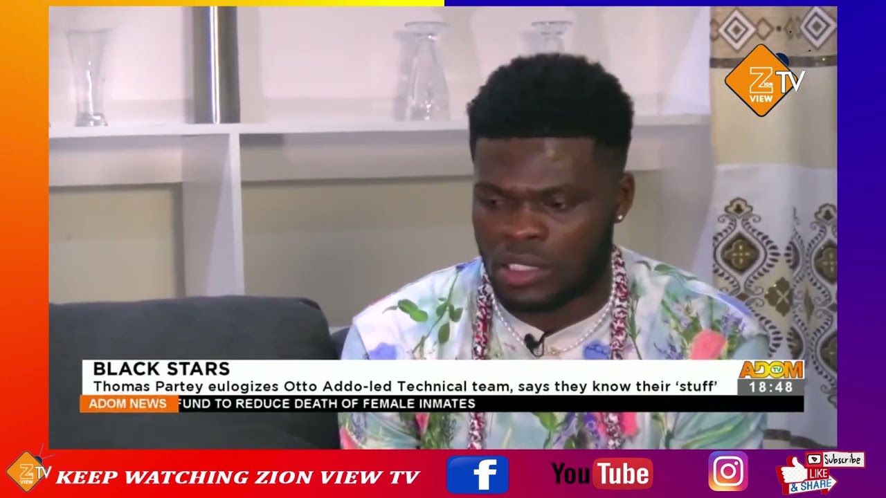 Thomas Partey praises coach Otto Addo and the Technical staff