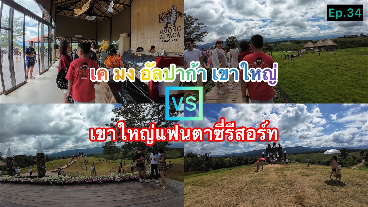 Ep.34 4K เค มง อัลปาก้า เขาใหญ่ vs เขาใหญ่แฟนตาซี่รีสอร์ท 