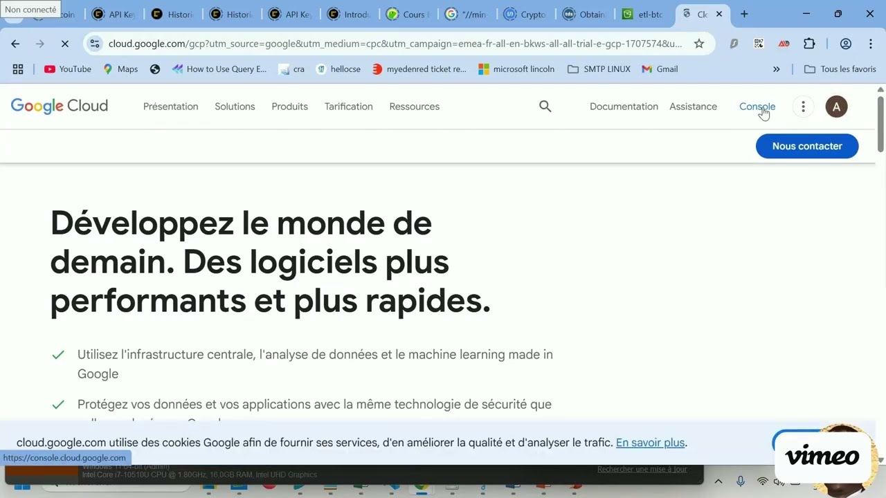 F4_DATA_ENGINEER 7: gcp credential : Créer un projet GCP, compte de service et clé JSON