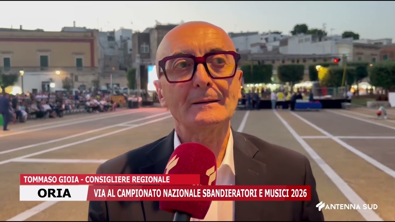 18 LUGLIO 2026   ORIA   VIA ALLA TENZONE AUREA 2026, IL CAMPIONATO NAZIONALE SBANDIERATORI E MUSICI