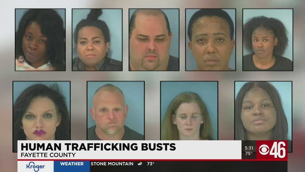Human trafficking busts in Fayetteville, GA