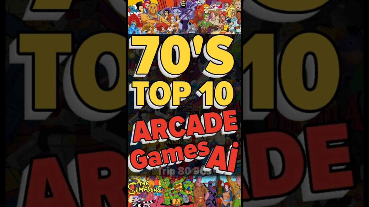 Insert Coin! Top 10 Arcade Games of the 1970s (AI Top 10 List)