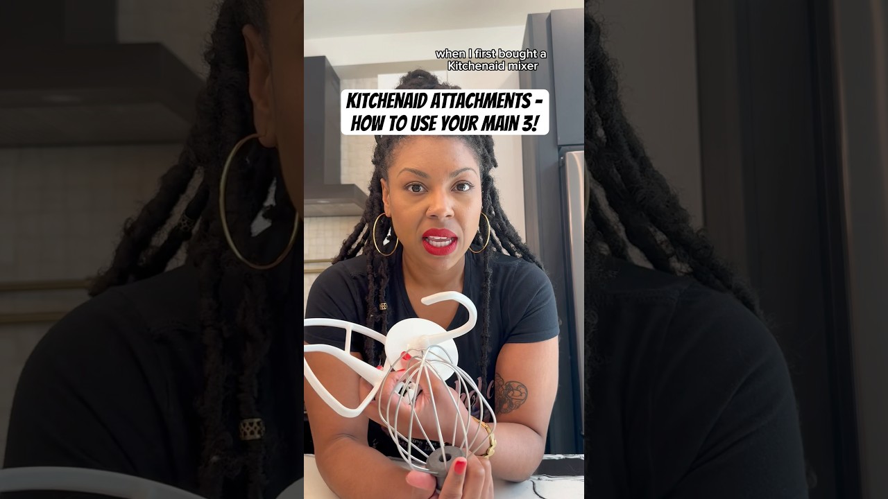 Как использовать три основных венчика KitchenAid! #выпечка #советыирекомендации