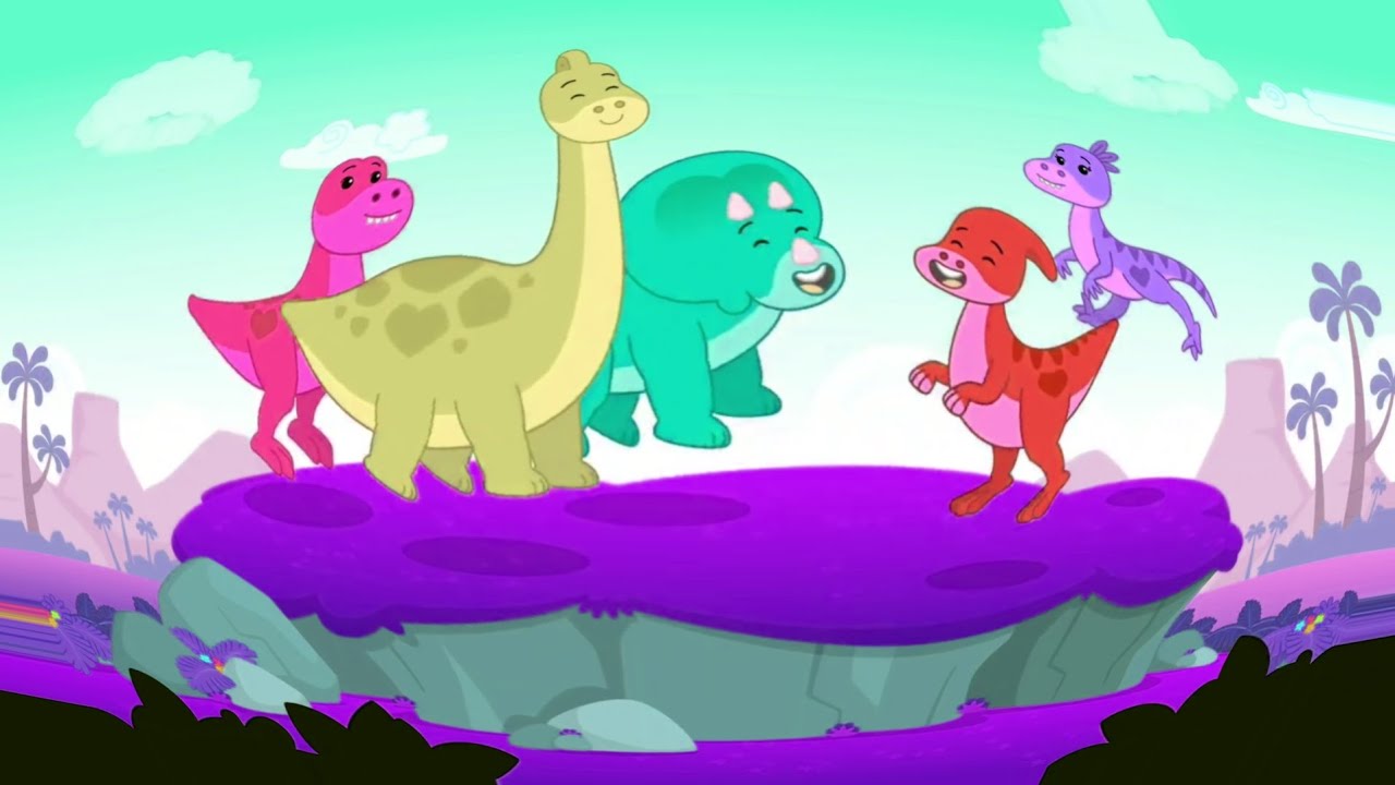 Five little Dinosaurs love jumping//Sponsored by Gamavision Csupo effects