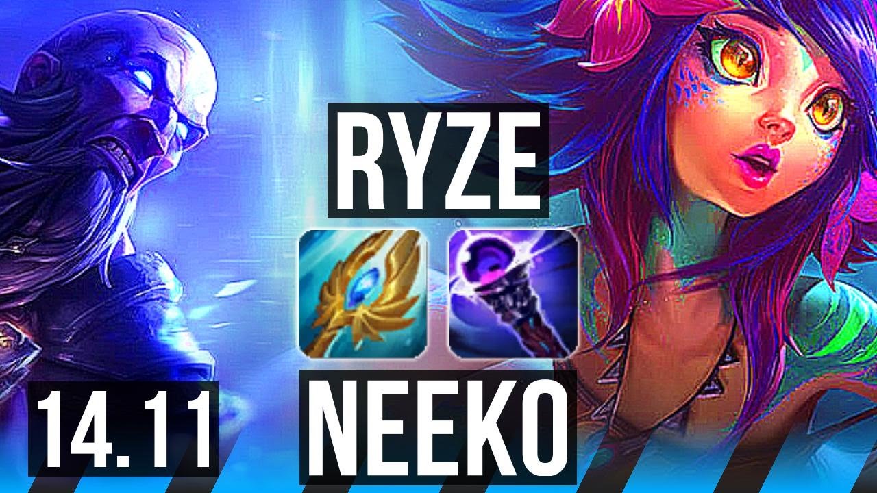 RYZE vs NEEKO (MID) | 10/2/7, Legendary, 500+ games | EUW Diamond | 14.11