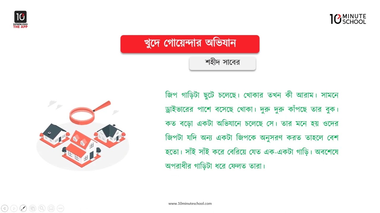 খুদে গোয়েন্দার অভিযান - মূলভাব - ২ [Class 7]